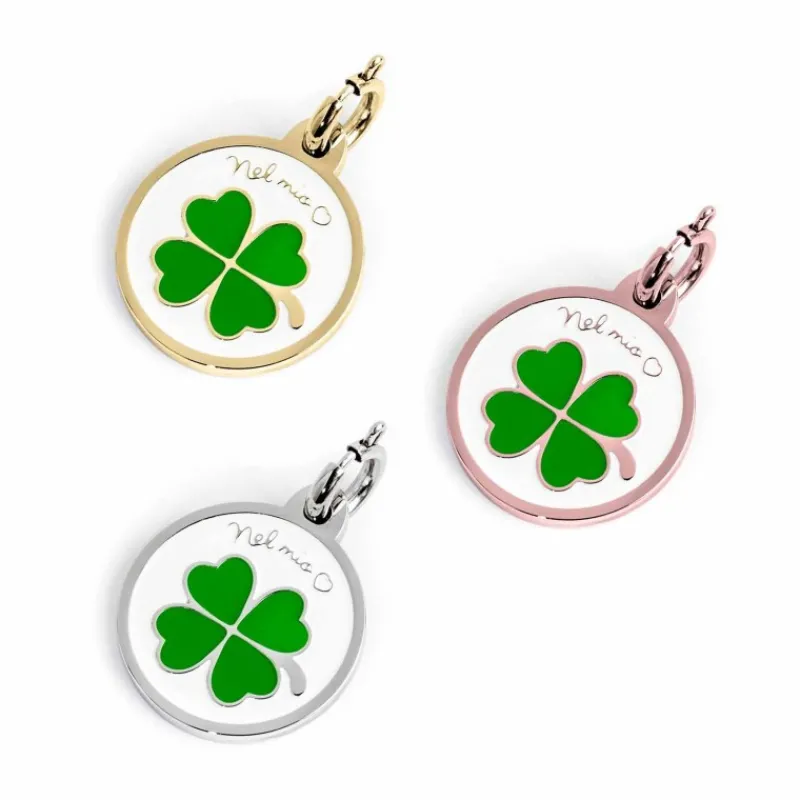 Outlet Charm quadrifoglio Charms