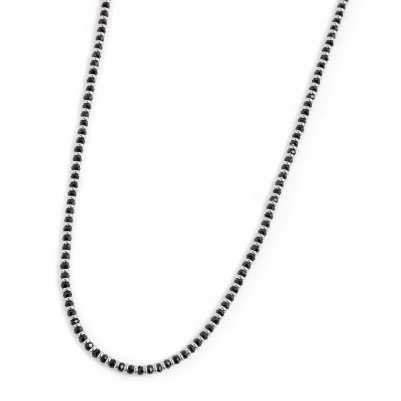 Hot Collana agata nera Collane
