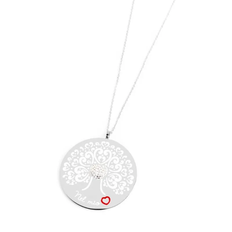 Hot Collana albero dei valori pendente 50mm Collane