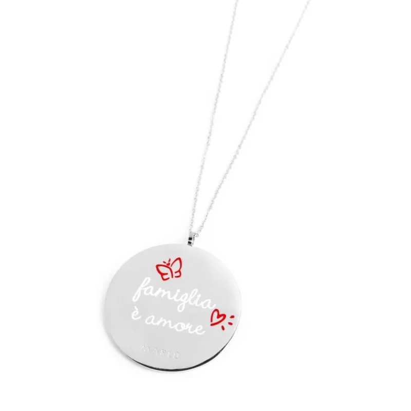 Hot Collana albero dei valori pendente 50mm Collane