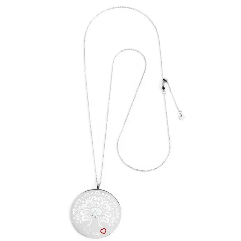 Hot Collana albero dei valori pendente 50mm Collane