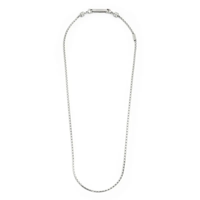 Sale Collana catena box oval 2mm Collane