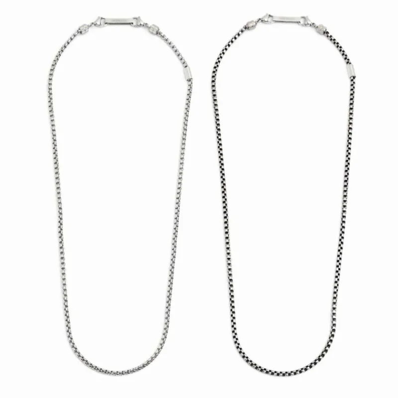 New Collana catena box rounded 3mm Collane