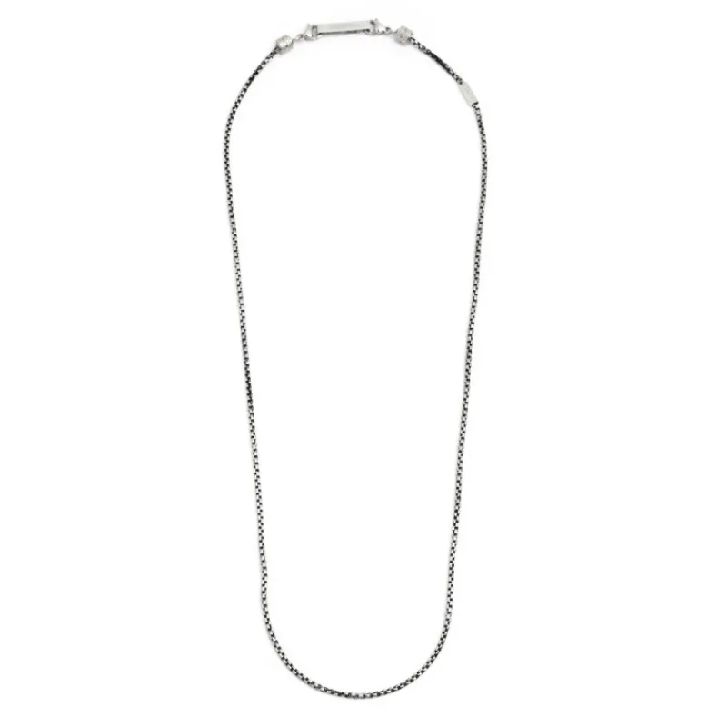New Collana catena box rounded 2mm Collane