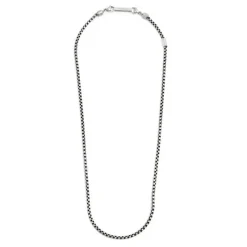 New Collana catena box rounded 3mm Collane