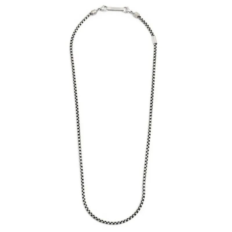 New Collana catena box rounded 3mm Collane
