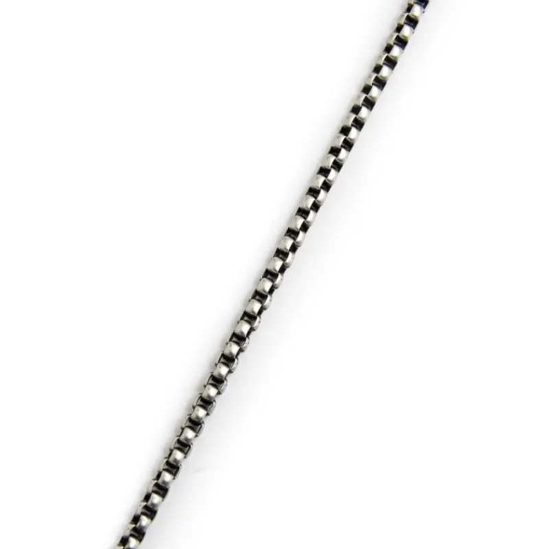 New Collana catena box rounded 3mm Collane