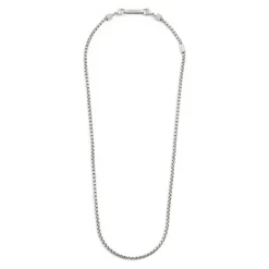New Collana catena box rounded 3mm Collane