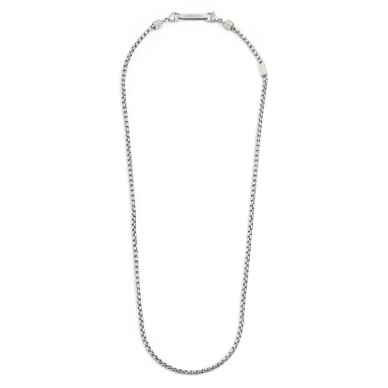 New Collana catena box rounded 3mm Collane