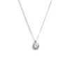 Outlet Collana catena cutting cross zircone centrale 7mm Collane