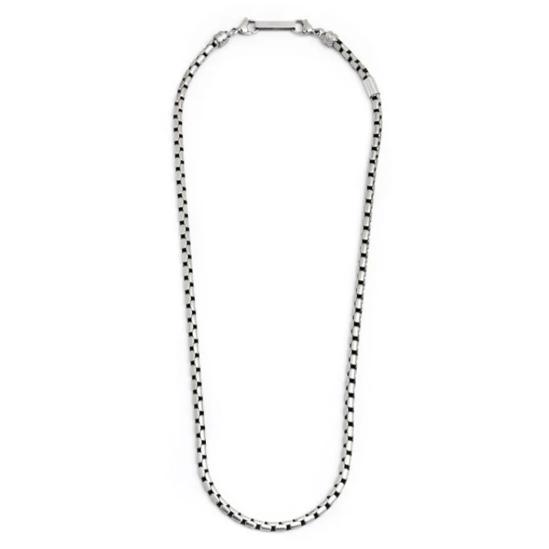 Outlet Collana catena oval box 4mm Collane