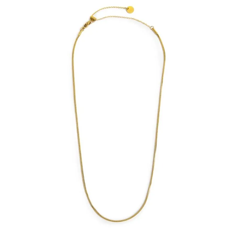 Outlet Collana catena snake quadrata Collane