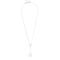 New Collana cerchi con zirconi bianchi Collane