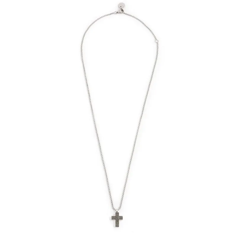 Hot Collana con croce pendente con zirconi Collane