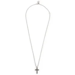 Clearance Collana con croce pendente con zirconi Collane