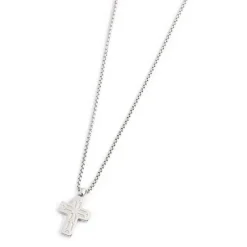Hot Collana con croce pendente con zirconi Collane