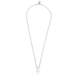 Hot Collana con croce pendente con zirconi Collane