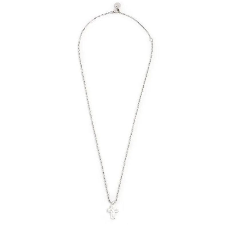 Hot Collana con croce pendente con zirconi Collane