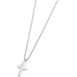Clearance Collana con croce pendente con zirconi Collane