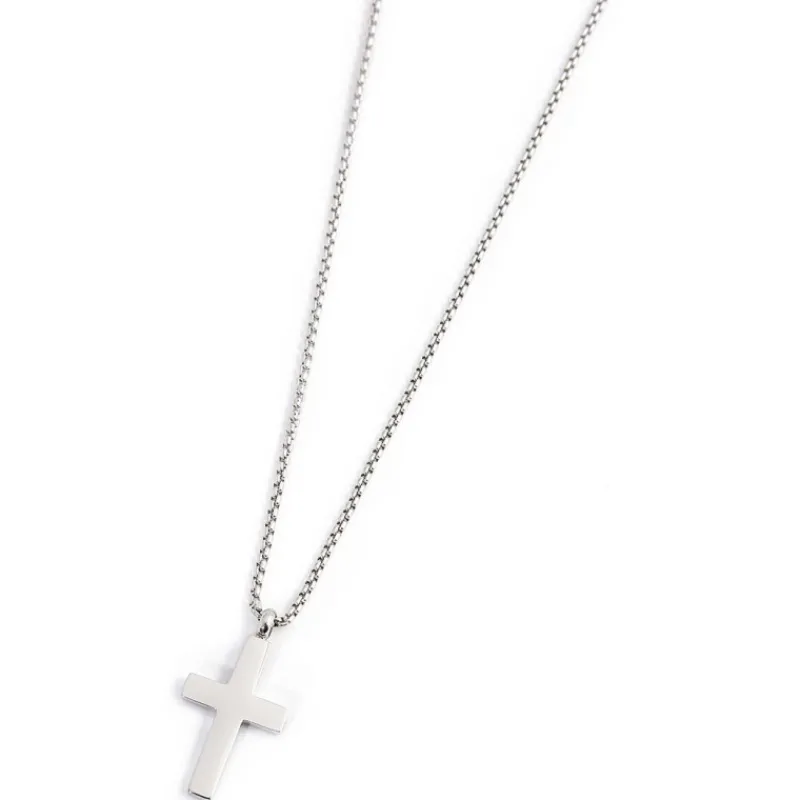 Clearance Collana con croce pendente con zirconi Collane