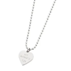 Outlet Collana con cuore pendente turchese Collane