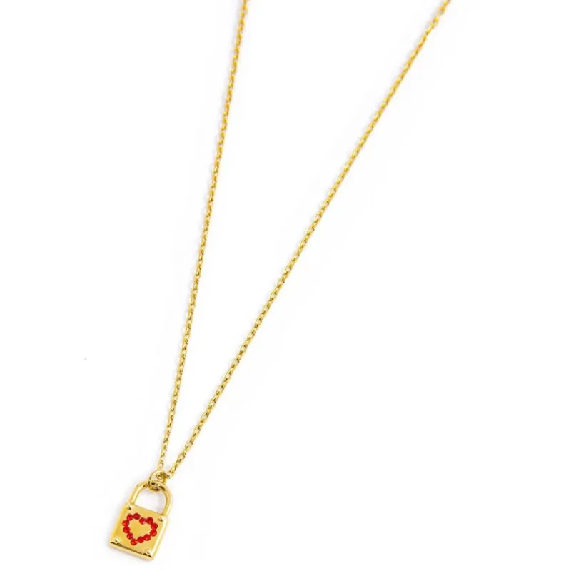 Fashion Collana con lucchetto pendente Collane