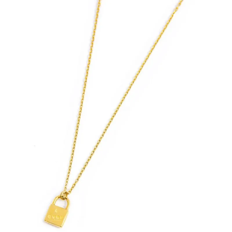 Fashion Collana con lucchetto pendente Collane