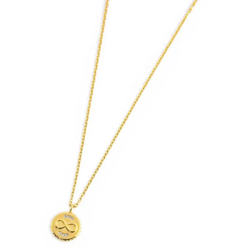 Online Collana con medaglietta infinito pendente Collane