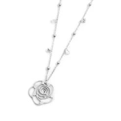 Best Collana con pendente rosa con cristalli Collane