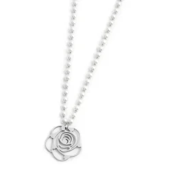 Hot Collana con pendente rosa con cristalli Collane