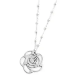 Best Collana con pendente rosa con cristalli Collane