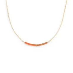 Online Collana con zirconi e smalto Collane
