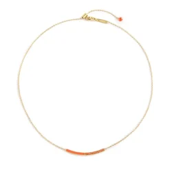 Online Collana con zirconi e smalto Collane