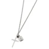 Outlet Collana croce e madonna Collane