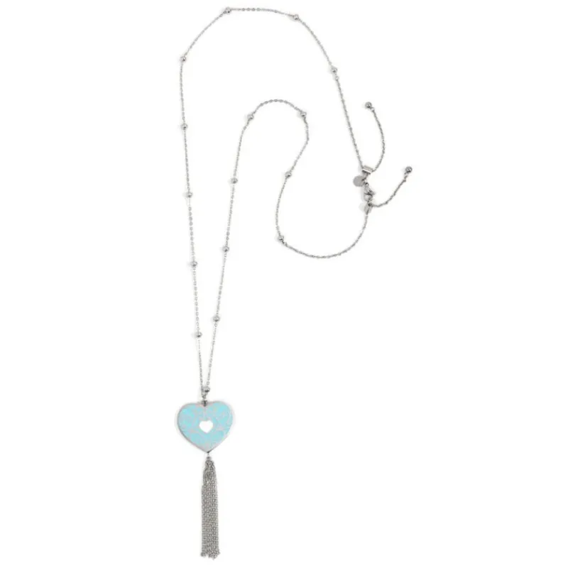 New Collana cuore amore con nappa Collane