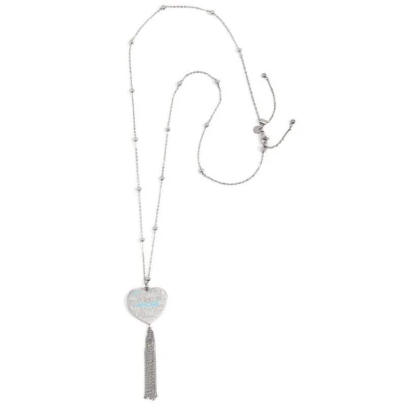New Collana cuore amore con nappa Collane