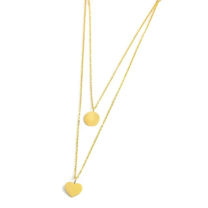 Clearance Collana cuore arcobaleno Collane