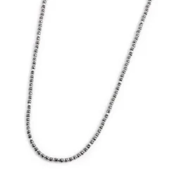 Clearance Collana ematite sfaccettata e liscia Collane