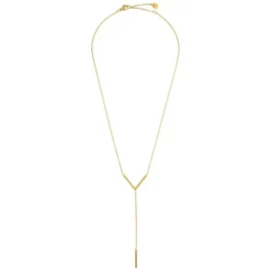 Online COLLANA IN ACCIAIO CON V E BARRETTA Collane