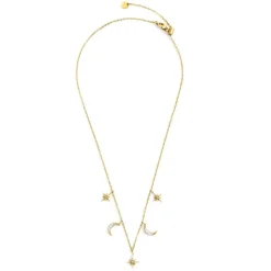 Hot Collana lune e rosa dei venti con pendente rosa dei venti Collane
