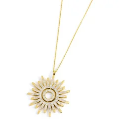 Clearance Collana pendente sole 50mm Collane
