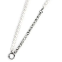 Fashion Collana perle con catena a sfere Collane