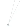 Online Collana rosa dei venti pendente 15mm e zircone Collane