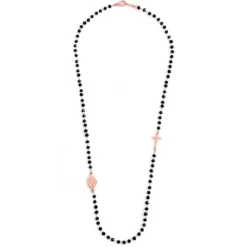 Fashion Collana rosario cristalli sfaccettati Collane