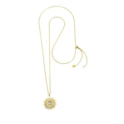 Fashion Collana sole pendente 30mm Collane
