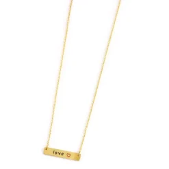 Clearance Collana tag love Collane