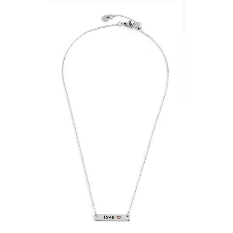 Clearance Collana tag love Collane