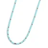 New Collana turchese sfaccettato Collane