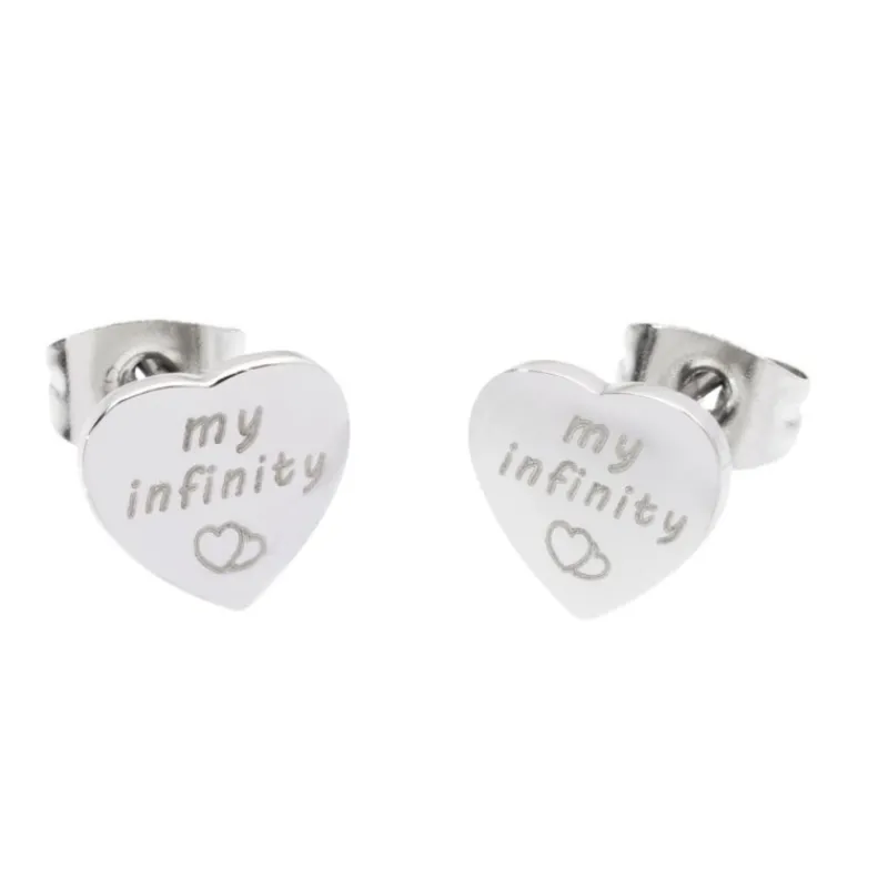 Clearance Orecchini a lobo cuore Orecchini