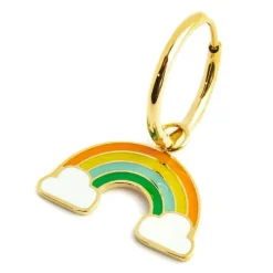 Online Orecchino a cerchio arcobaleno Orecchini